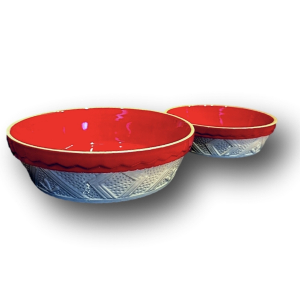 Set of 2 large baking dishes